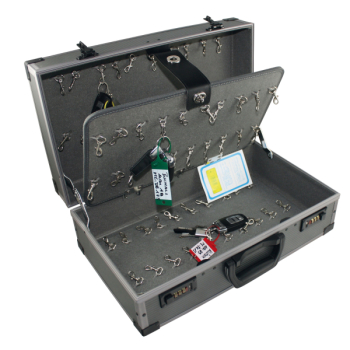 Schlüsselkoffer für 80 grosse Schlüssel, extra tief-Innenansicht