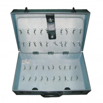 Preview: Schlüsselkoffer für 80 grosse Schlüssel, extra tief, Innenansicht