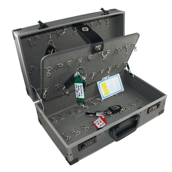 Schlüsselkoffer für 80 grosse Schlüssel, extra tief-Innenansicht